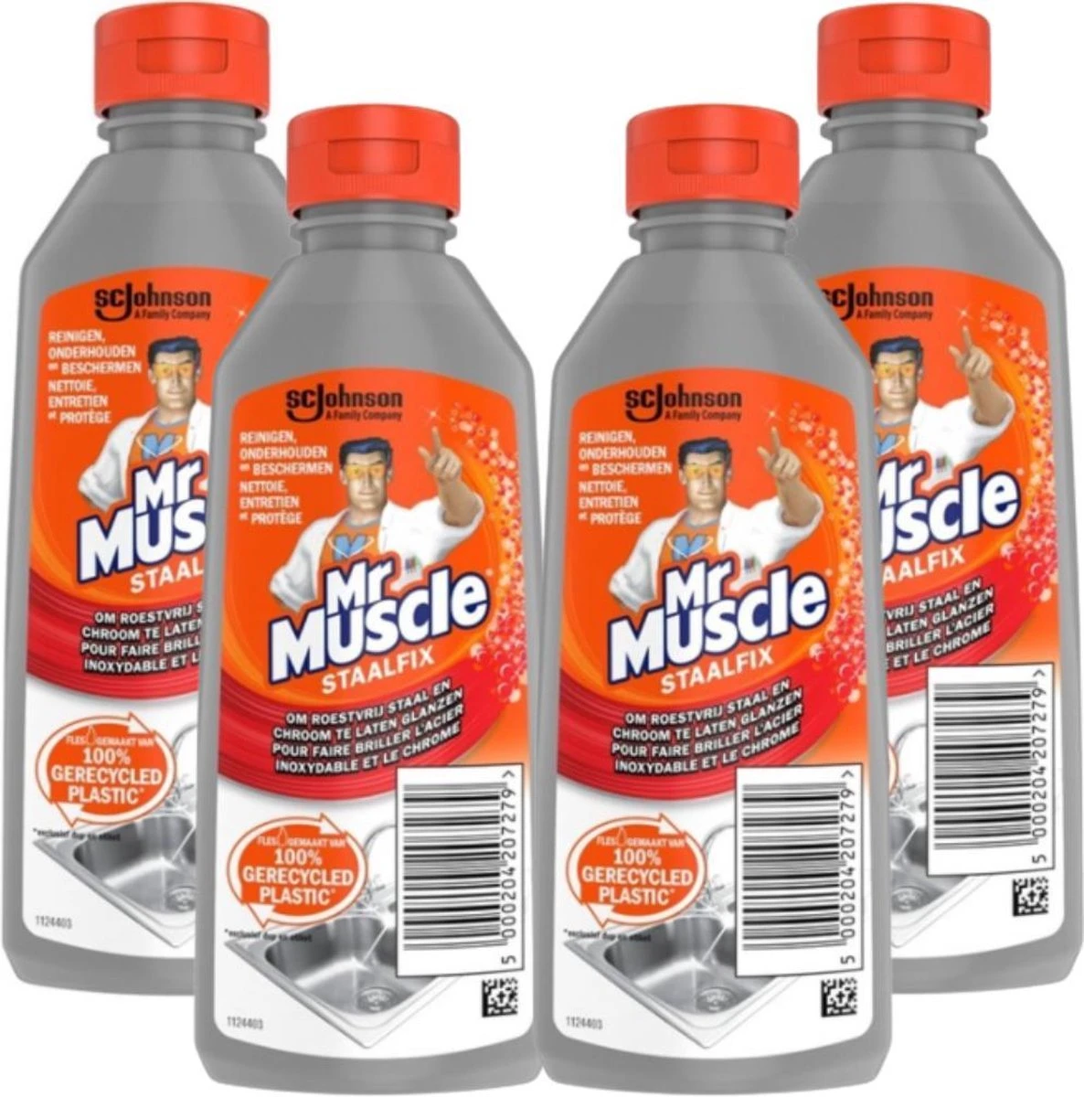4x Mr. Muscle Staalfix 200 ML - Afbeelding 4