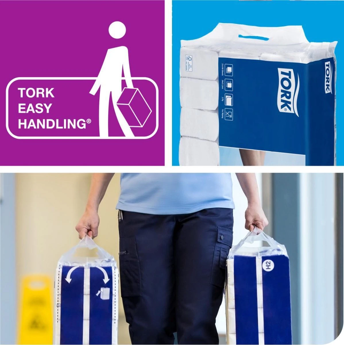 Tork Handdoekpapier Intervouw Super-soft 2-laags 2100 Vel - Afbeelding 15