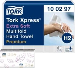 Tork Handdoekpapier Intervouw Super-soft 2-laags 2100 Vel