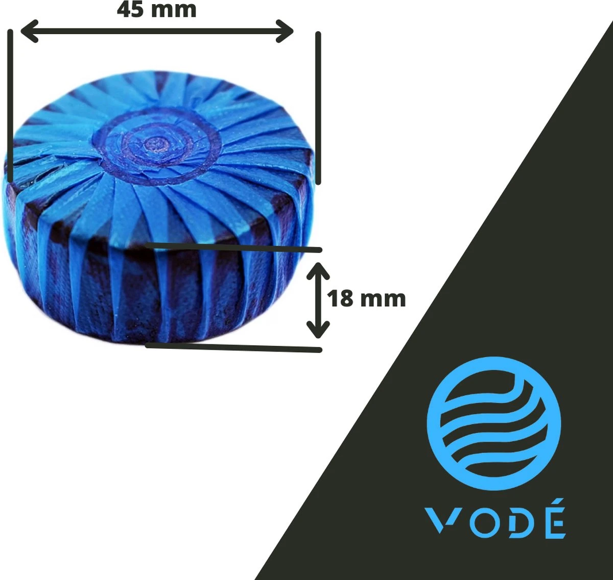 VODÉ Toiletblokjes Inbouwreservoir 28 Stuks - Voordeelverpakking – WC Blokjes – Stortbakblokjes – Geschikt Voor Geberit | Grohe - Lavendel Geur - Afbeelding 5