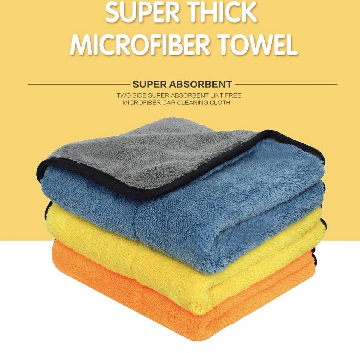 Droogdoek Auto - Watermagneet - Microvezel - Doek - 45 X 38 Cm - Blauw - Super Zacht! - Afbeelding 5