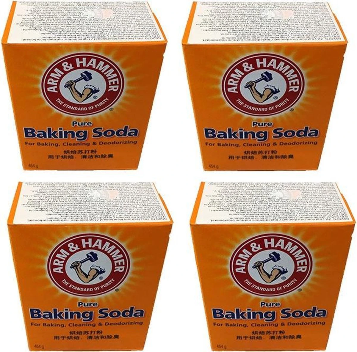 Baking Soda, ARM & HAMMER, 454 Gram, 4 Stuks