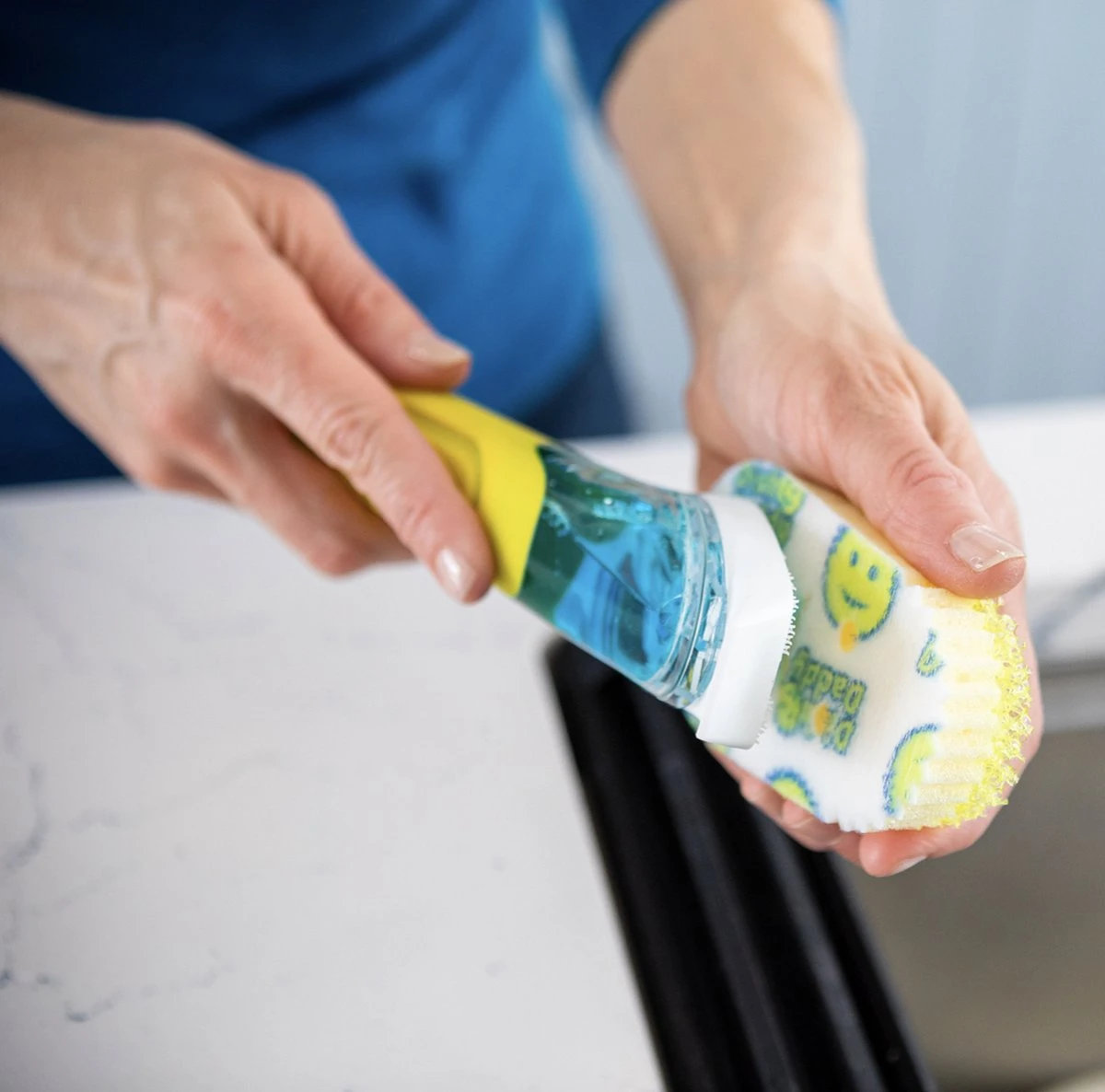 Scrub Daddy - Dish Washer - Scrub Mommy - Afwas Borstel - Incl. 2 Extra Sponzen - Afbeelding 3