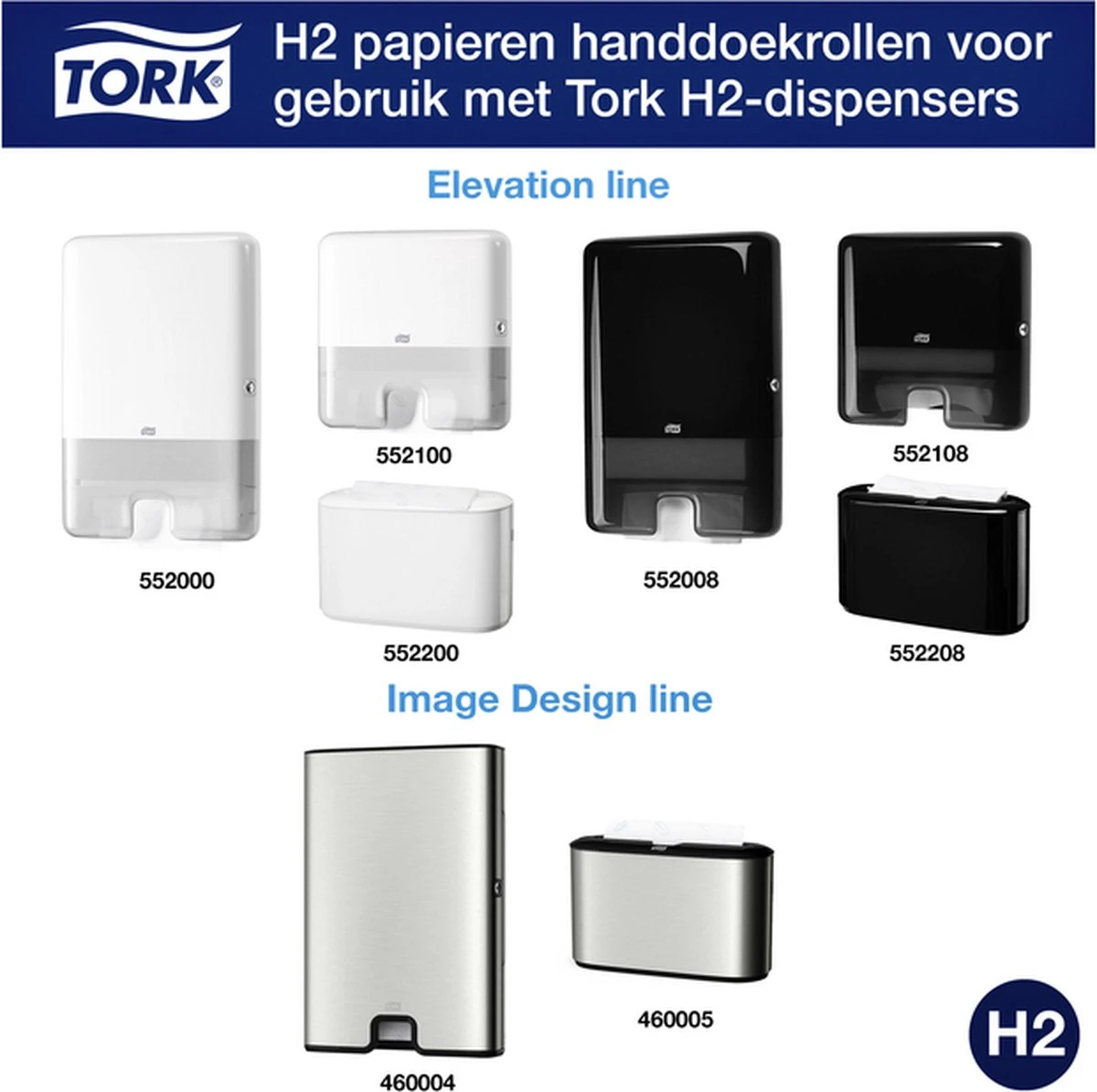 Tork Handdoekpapier Intervouw Super-soft 2-laags 2100 Vel - Afbeelding 4