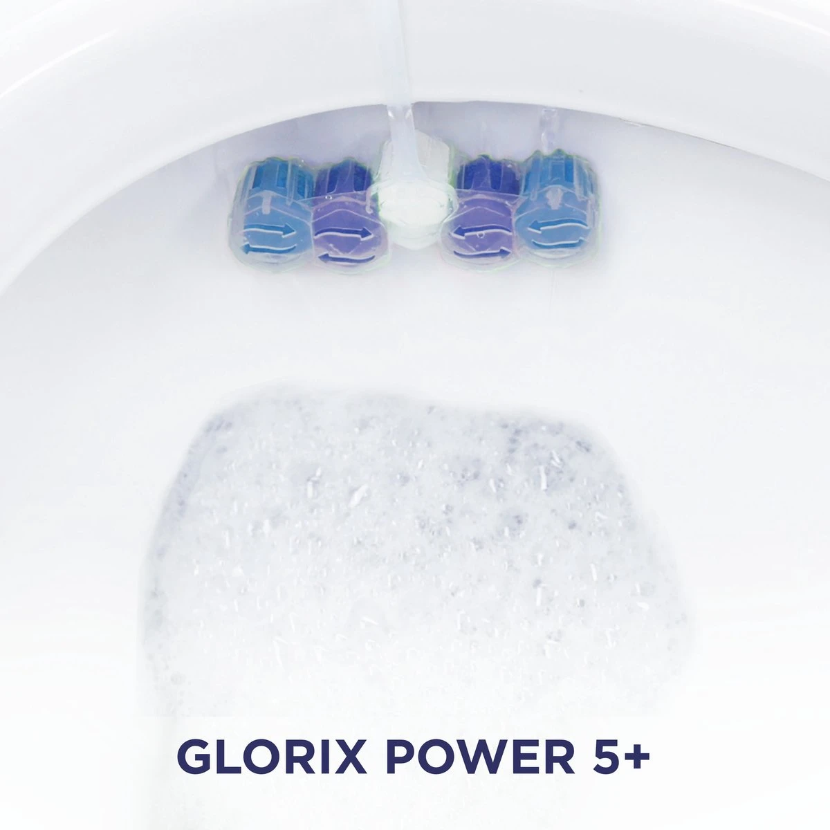 Glorix Power 5+ Ocean Toiletblokken - 7 Stuks - Voordeelverpakking - Afbeelding 4