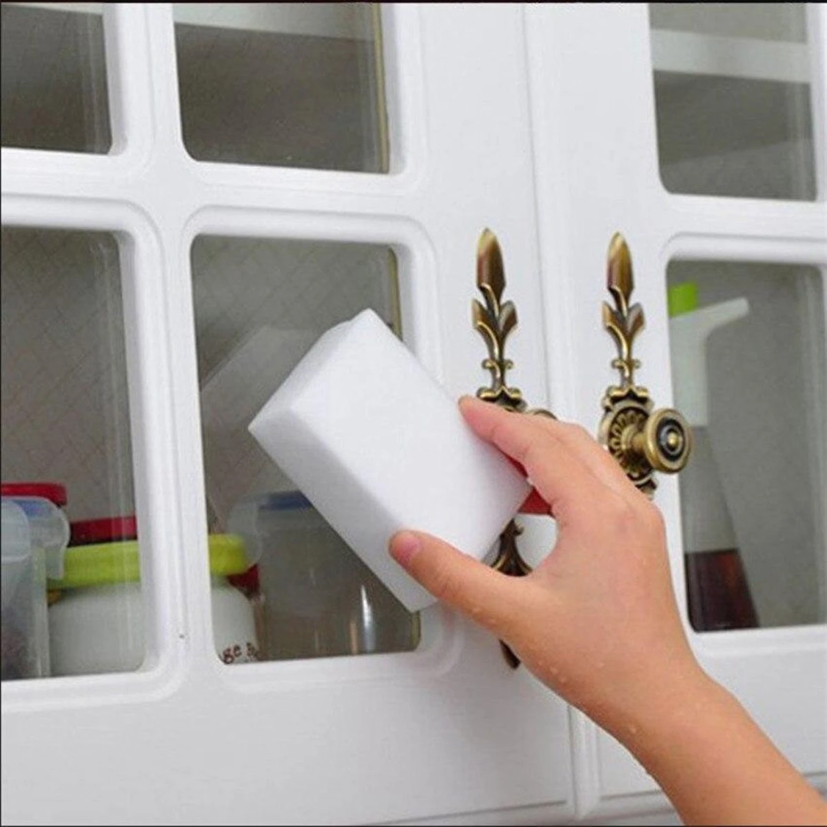 20X Wonderspons - Melamine Spons - Super Spons – Schoonmaakspons - De Beste Vlekkenverwijderaar – Wonder Spons - Schoonmaaktip - Haalt Alle Kleine En Grote Vlekken Weg - Monvelli - Afbeelding 4