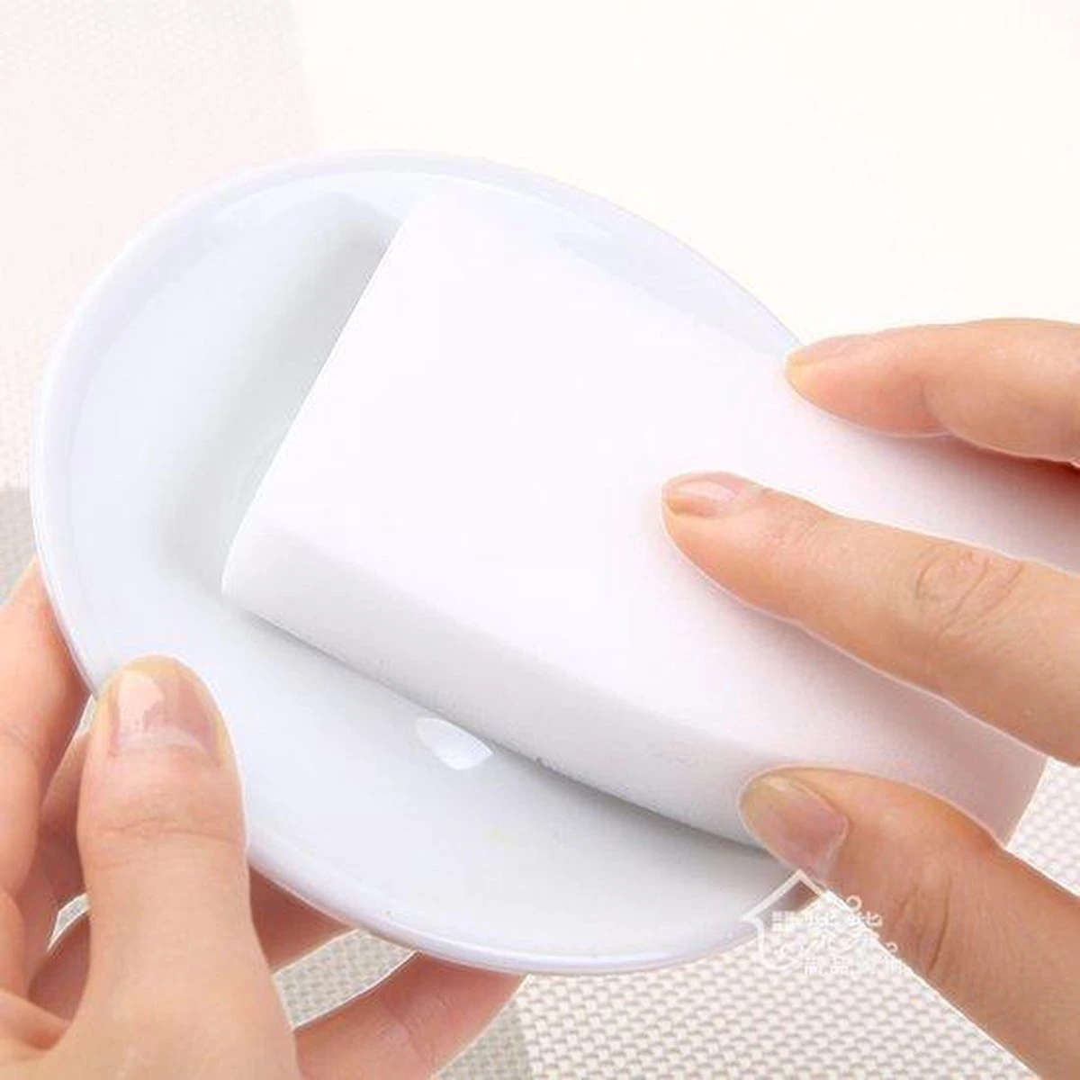 Merkloos 100 Stuks(!) Wondersponzen - Magic Sponges - Schoonmaakspons - Melamine Spons - Afbeelding 3