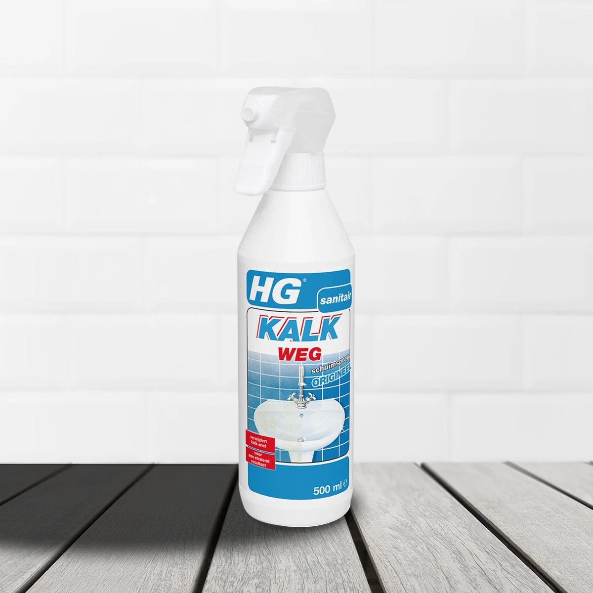 HG Kalkweg Schuimspray - 500ml - 100% Glans - Verwijdert En Voorkomt Kalk - Biologisch Afbreekbaar - Afbeelding 7