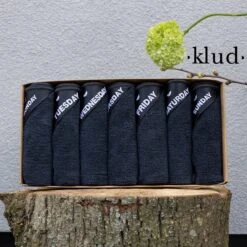 Klud Microvezel Vaatdoekjes - Set Van 7 - Zwart