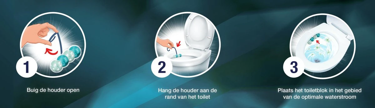 Witte Reus DeLuxe Toiletblok - Lovely Jasmine - WC Blokjes Voordeelverpakking - 10 Stuks - Afbeelding 8