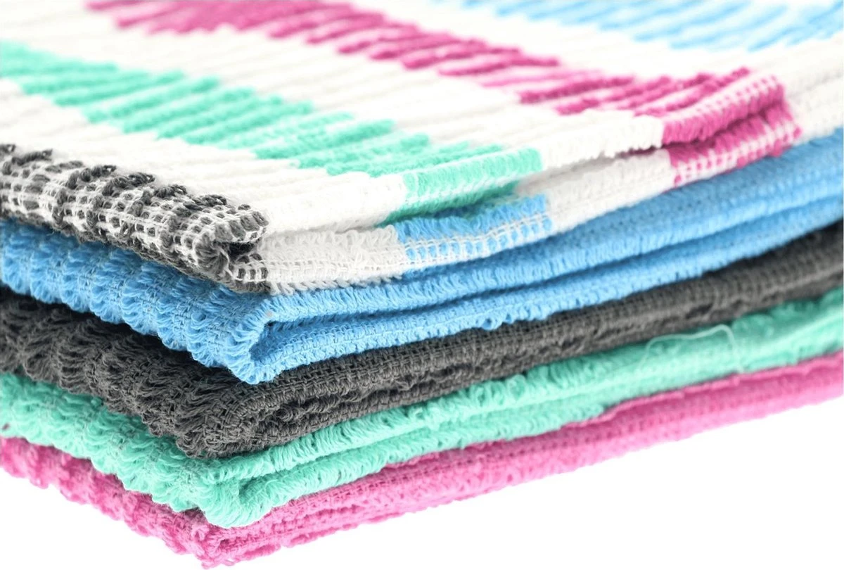 Sorbo Badstof Vaatdoeken 35 X 35 Cm 5 Stuks - Afbeelding 4