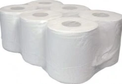 Euro Products Poetspapier Recycled 2-laags 150 Meter 6 Stuks