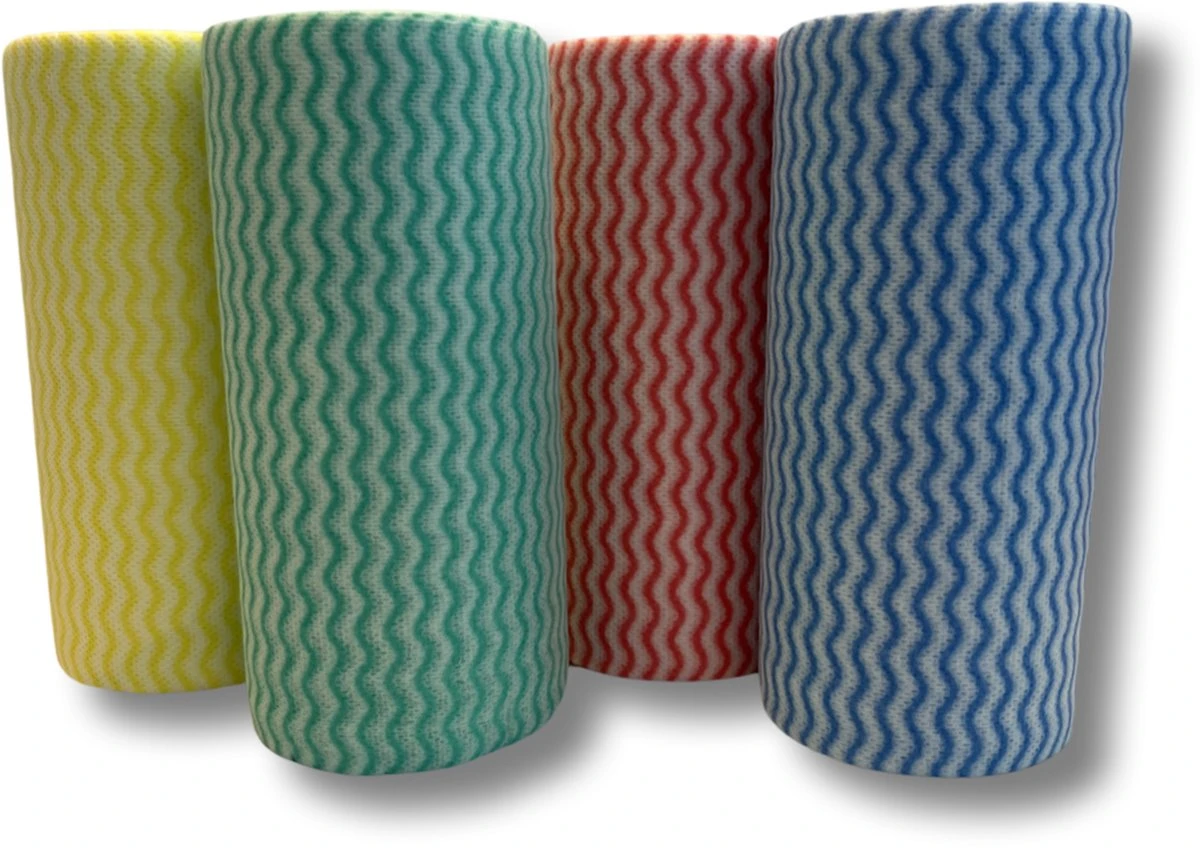 Maus Huishouddoekjes Op Rol 4 X 50 Stuks - 200 Schoonmaakdoekjes - Mix Kleuren - Afbeelding 4