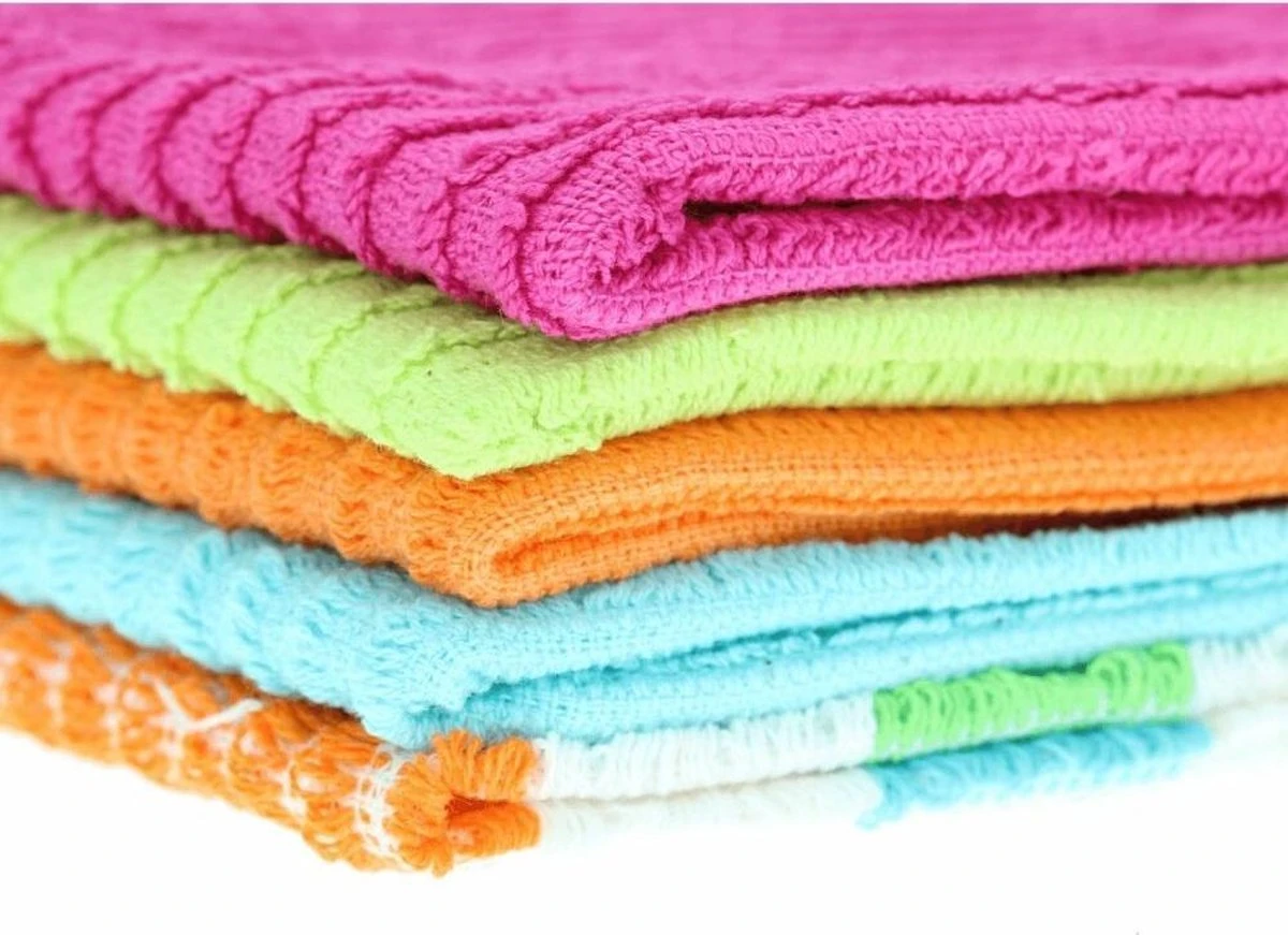 Sorbo Badstof Vaatdoeken 35 X 35 Cm 5 Stuks - Afbeelding 2