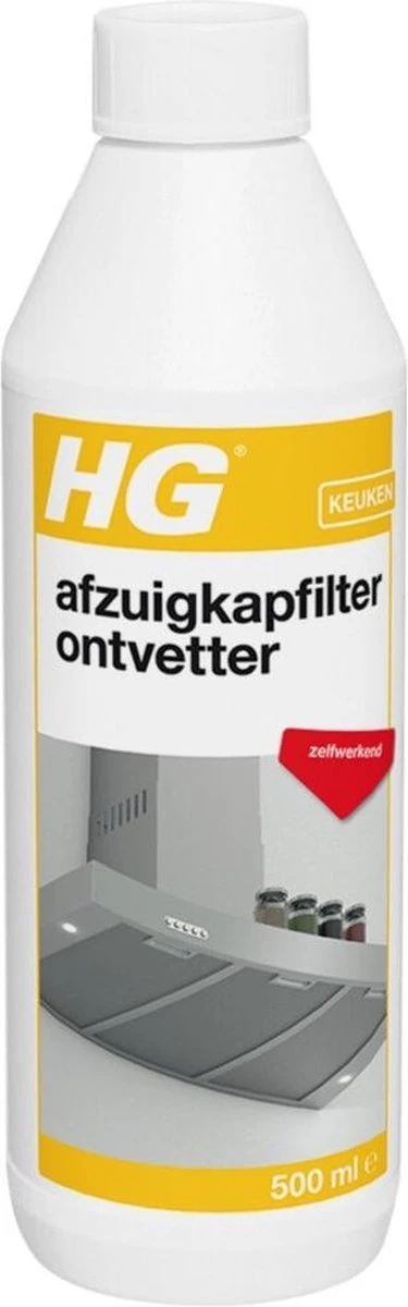 HG Afzuigkapfilter Ontvetter - 500ml - Zelfwerkend