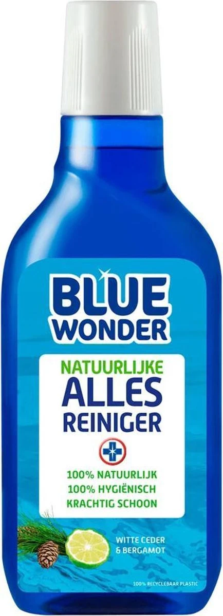 Blue Wonder 100% Natuurlijke Allesreiniger Witte Ceder Grootverpakking - 6x 750 Ml Fles Met Dop (4,5 Liter) - Afbeelding 3
