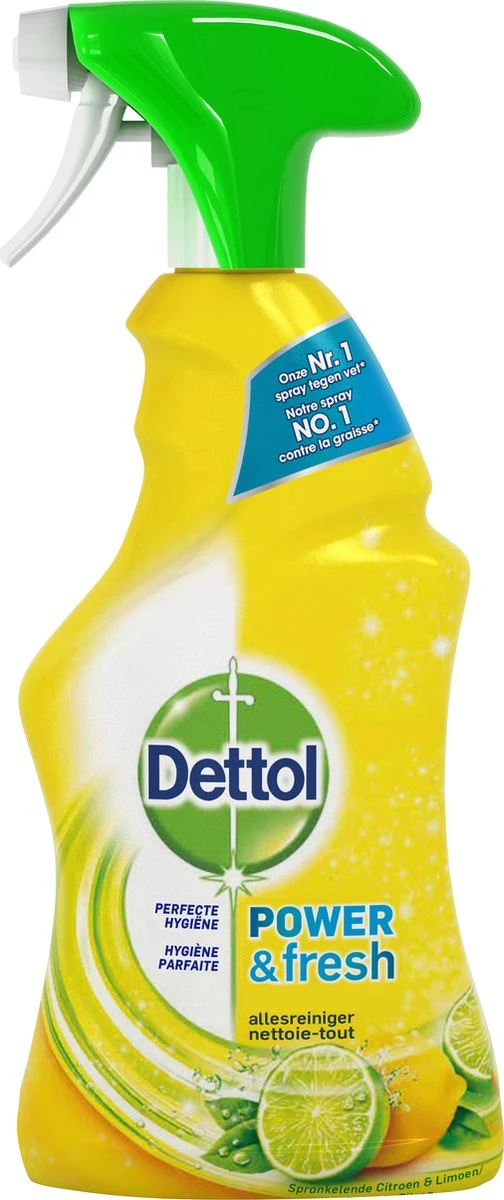 Dettol - Power & Fresh - Allesreinger Spray - Citrus - 6 X 500 Ml - Afbeelding 4