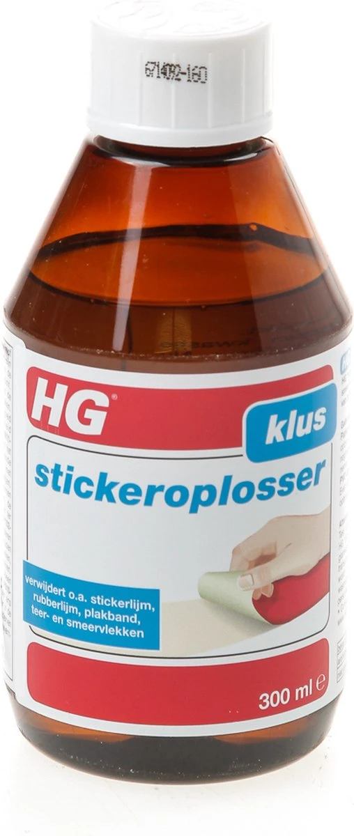 HG Stickerverwijderaar - 300ml - Eenvoudig In Gebruik - 100% Lijmrestenverwijdering - Afbeelding 5