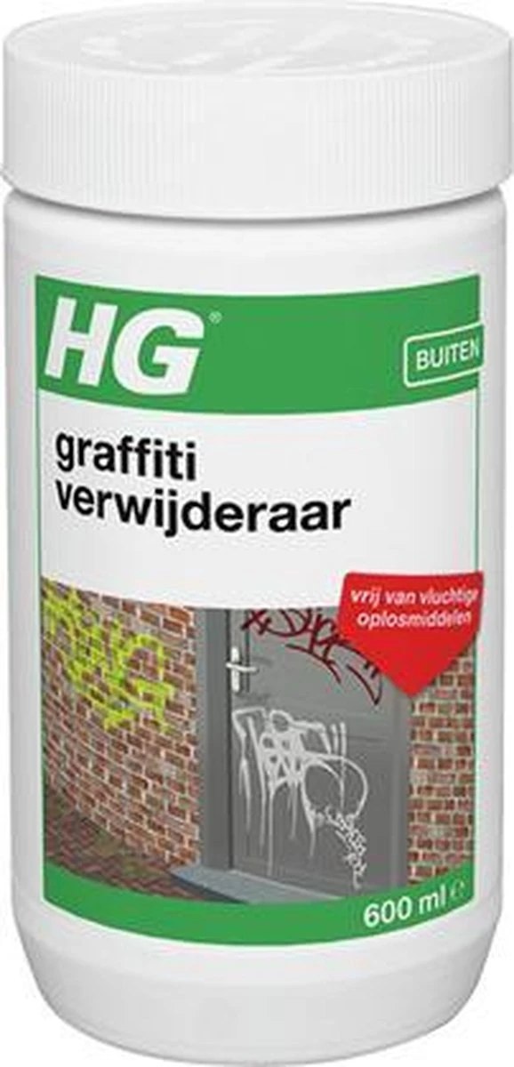HG Graffitiverwijderaar - 600ml - Krachtig En Veilig - Biologisch Afbreekbaar - Afbeelding 2