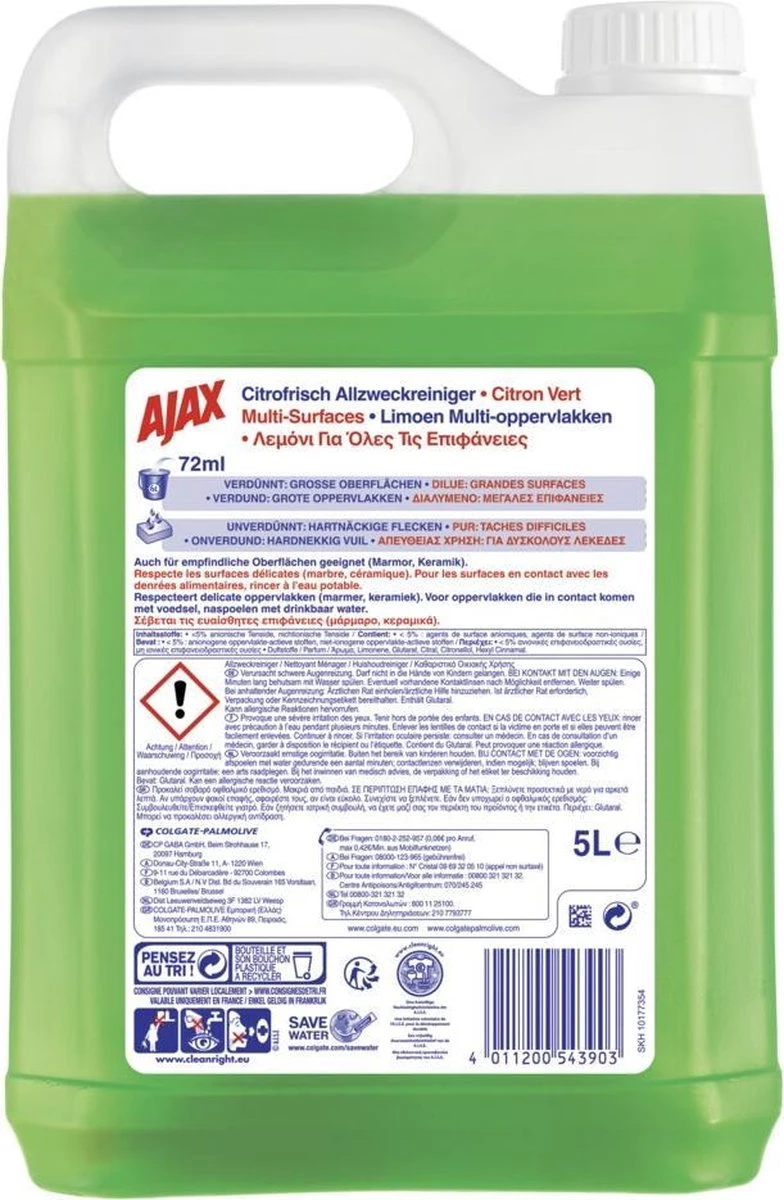 Ajax Allesreiniger Limoen Fris - Afbeelding 2