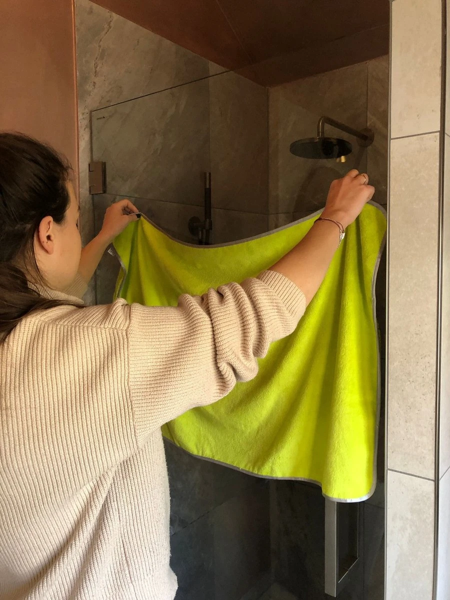 Microvezelstore.nl - Droogdoek Badkamer - Quick Dry / Fastdry Droogdoek - Groot 60x90cm - Grijs - Afbeelding 2